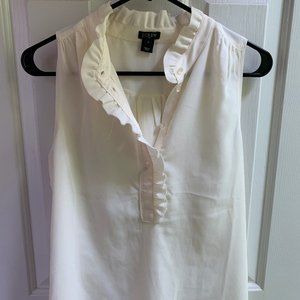 J. Crew | Cream Blouse Top